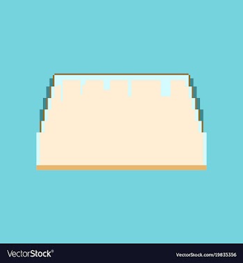 Pixel icon in flat style tacos vector image