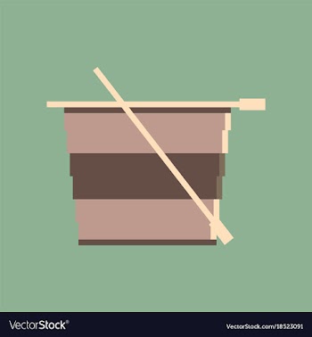 Pixel icon in flat style tea cup vector image