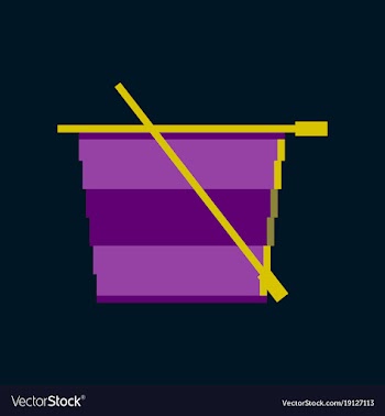 Pixel icon in flat style tea cup vector image