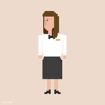 Pixel illustration of occupation | Free stock vector - 95095