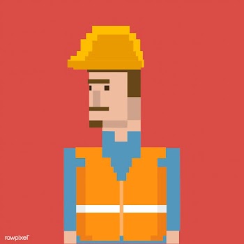 Pixel illustration of occupation | Free stock vector - 95097