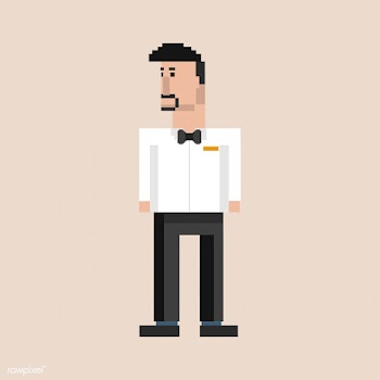 Pixel illustration of occupation | Free stock vector - 95100
