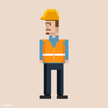Pixel illustration of occupation | Free stock vector - 95109