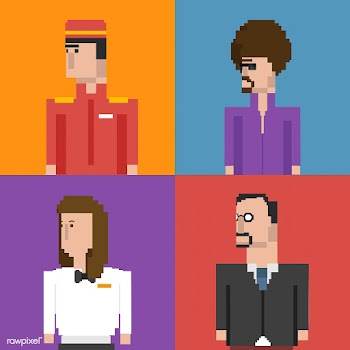 Pixel illustration of occupation | Free stock vector - 95113