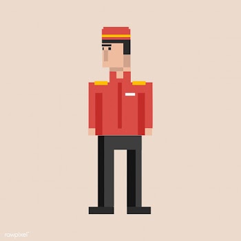 Pixel illustration of occupation | Free stock vector - 95114