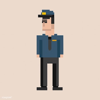 Pixel illustration of occupation | Free stock vector - 95121