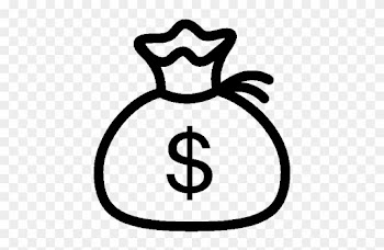 Pixel - Money Bag Icon Png