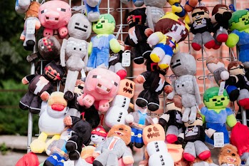 Pixel plush toys