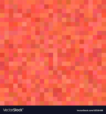 Pixel square tiled mosaic background vector image
