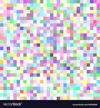 Pixel square tiled mosaic background vector image