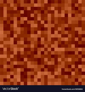 Pixel square tiled mosaic background vector image
