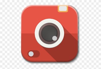 Pixel - Transparent Background Camera Icon