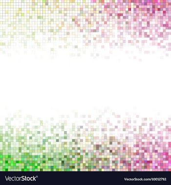Pixelated Blurred Mosaic Background vector image