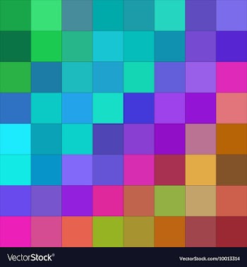 Pixelated Blurred Mosaic Background vector image