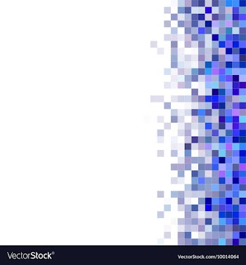 Pixelated Blurred Mosaic Background vector image