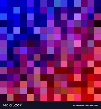 Pixelated Blurred Mosaic Background vector image