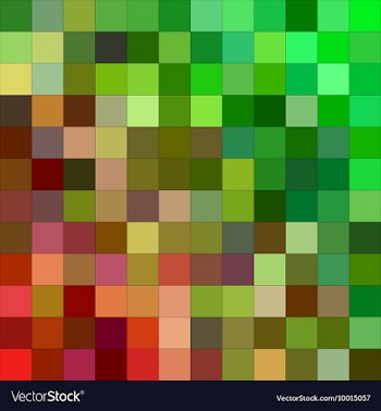 Pixelated Blurred Mosaic Background vector image