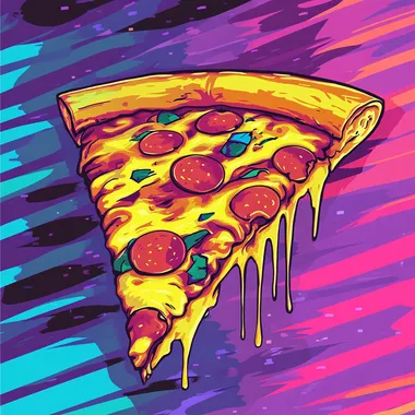 Pixelated Pizza Dreams: A Vaporwave Journey Through Neon Shadows Pixelated Pizza Dreams: A Vaporwave Journey Through Neon Shadows