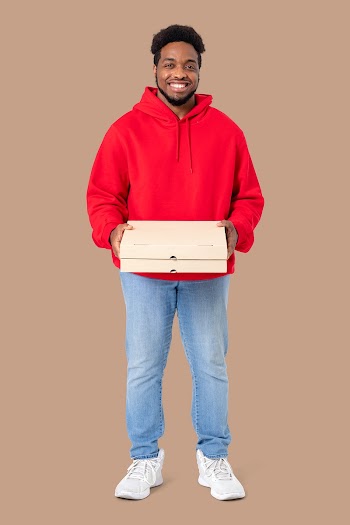 Pizza delivery man jobs and career concept | Free stock photo | High Resolution image