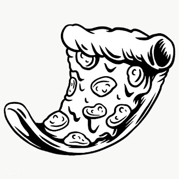 Pizza drawing style sticker design element | Free  transparent png - 2357820