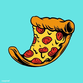 Pizza drawing style sticker vector | Free  vector - 2357813