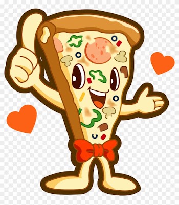 Pizza Fast Food Take-out Clip Art - Anthropomorphic Pizza