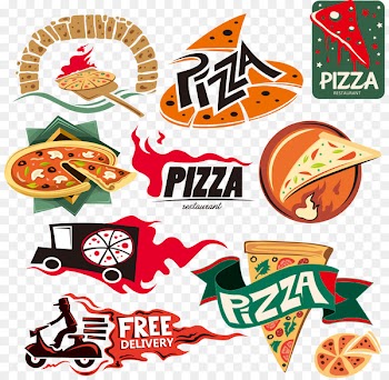 Pizza Fast food Take-out Clip art - Vector pizza theme 