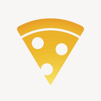 Pizza icon, gradient design  | Free Icons - rawpixel
