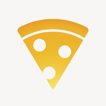 Pizza icon, gradient design vector | Free Icons - rawpixel