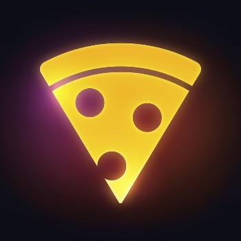 Pizza icon, neon glow design | Free Icons - rawpixel
