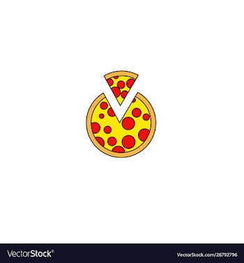 Pizza icon vector image
