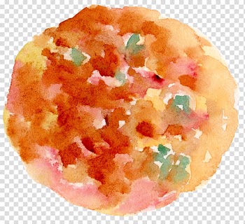 Pizza Junk food Watercolor painting Illustration, Pizza transparent background PNG clipart