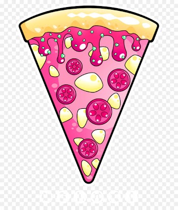 Pizza Margherita Bubble tea Kavaii Food - kawaii 