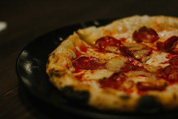 Pizza on Plate
