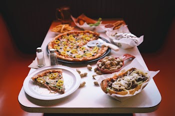 Pizza on Table