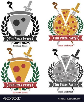 Pizza-party vector image