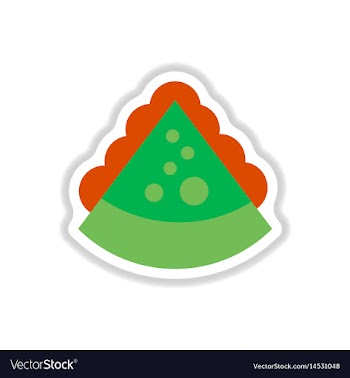 Pizza piece with cheese vector image