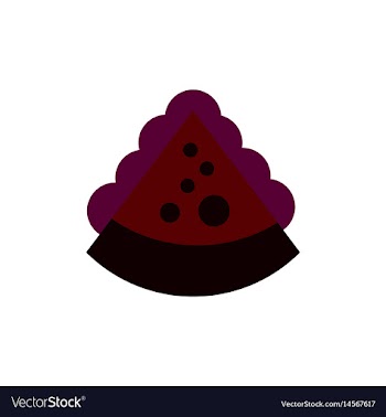Pizza piece with cheese vector image