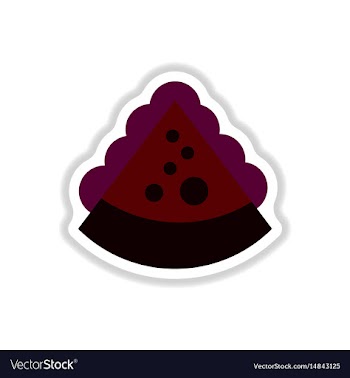 Pizza piece with cheese vector image