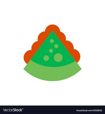 Pizza piece with cheese vector image