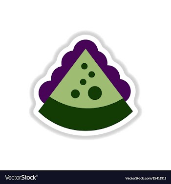 Pizza piece with cheese vector image