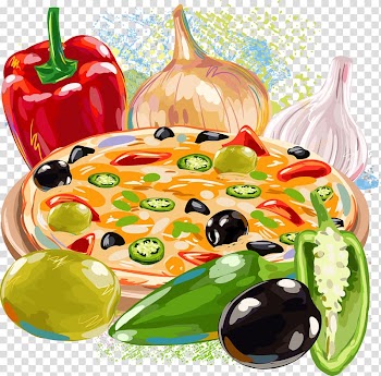 Pizza , Pizza Hamburger Fast food, Pizza and vegetables transparent background PNG clipart