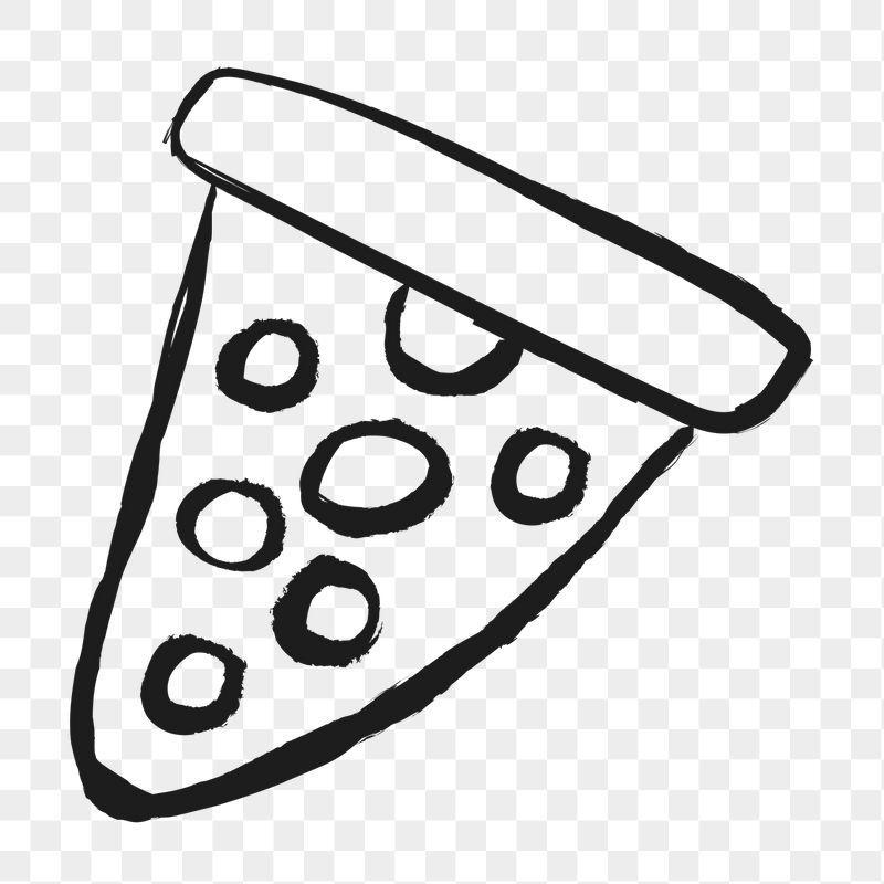 Pizza png sticker, food doodle, | Free PNG Illustration - rawpixel