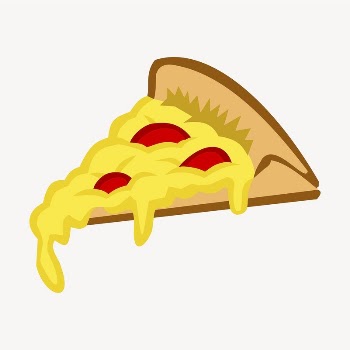 Pizza slice clipart, food illustration | Free Vector - rawpixel