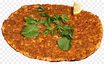 Pizza Turkish cuisine Lahmajoun Doner kebab - A pizza 