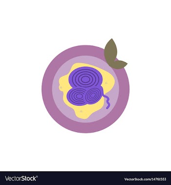 Pizza with onion simple pizza vector image