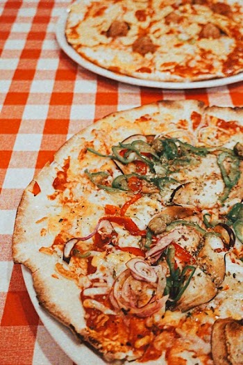 Pizza With Pepper and Cheese