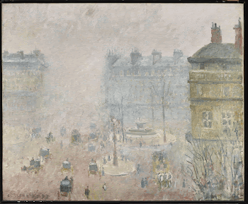 Place du Theatre Francais: Fog | Free Photo - rawpixel