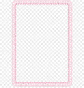Placemat Textile Area Pattern - Pink heart-shaped frame 