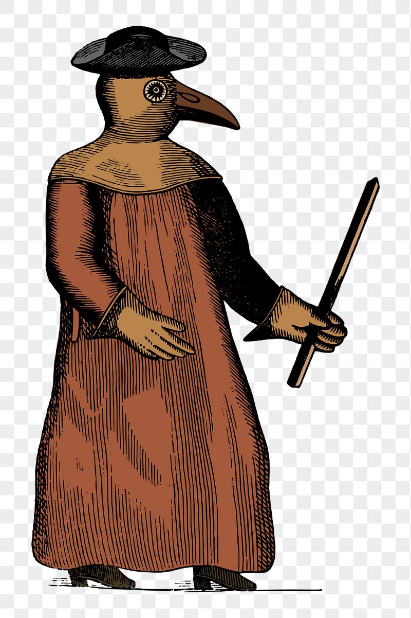 Plague doctor png sticker, vintage | Free PNG - rawpixel